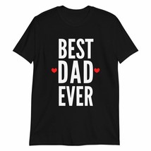 PersonalizedBee Best Dad Ever Tshirt Dark Color Tee Gift for Dad Father&#39;s Day Hu - £15.57 GBP+