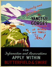 11x14&quot; CANVAS Decor.Room design art print.Yangsze Gorges.China beauty.6065 - £23.39 GBP