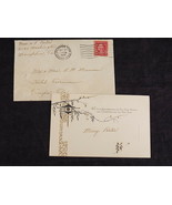 Antique 1925 ART DECO Christmas New Years Card w/ original Stamped Envelope - $8.05 CAD