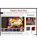 * CLASSIC ROCK VIDEO * blog website business for sale w/ AUTO UPDATING CONTENT! - $127.00