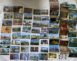 Postcards Big Lot of 70 London, Europe- Mostly Unused 1990-2000 - £19.41 GBP