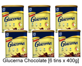 6 tins x 400g Abbott Glucerna Chocolate Free Shipping To USA  - $328.90