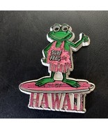 SURF FROG HAWAII , COLLECTIBLES SOUVENIRS FRIDGE MAGNET - $9.08 CAD