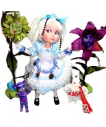 Tonner Patience Wonderland Alice 14" Doll +2 OOAK BJDs Cheshire Cat White Rabbit - $410.35