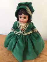 Madame Alexander Scarlett Jubilee II Green Velvet Dress Gone W The Wind Doll 8&quot; - £62.92 GBP