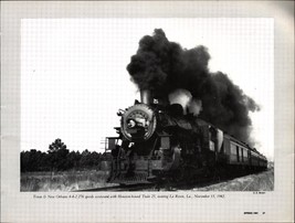 Vintage Train Picture Texas &amp; New Orleans 4-4-2 276 Train 25 Locomotive - £14.45 GBP