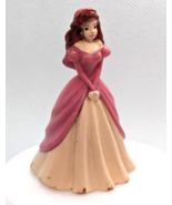 Disney Princess Pink Ariel Little Mermaid Formal Dress Toy Figure Cake T... - £3.53 GBP