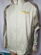 Rare Discovery Channel Student Adventures Jacket Biege Mens Large Full Z... - $14.70