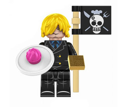 Minifigure Sanji One Piece Cartoon Tv Show Anime Custome - $7.94