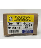 New 25 PC Arlington 5010AST SNAPIT Connector AC,MCI,HCF - 580/780 Zinc D... - $65.00