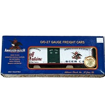 Anheuser-Busch Classic Malt Reefer #3285 00/27 Gauge Train Car New In Box - £15.10 GBP