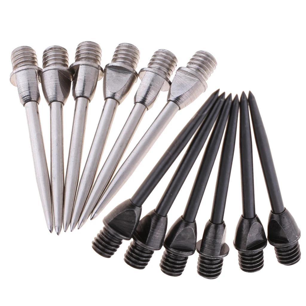 Sporting 12Pcs Harrows Darts Steel Converter Points Soft Tips Replacement Dart A - £18.47 GBP