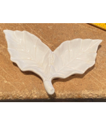 Bordallo Pinheiro Cabbage White Ceramic Leaf Salt Dip *No Box w/Wear* BT3 - $318.49 MXN
