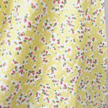 Atelier Originals Rosebud Floral Yellow 2-Yards Fabric Remnant(s) - £23.98 GBP