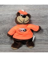 VTG 1997 A&amp;W Restaurant 6&quot; Mascot Rooty Root Beer Bear Alpha Kids Plush ... - $5.94