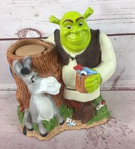Shrek and Donkey Collectible Dixie Cup Holder Dispenser Kids Bathroom Decor 2004 - £10.82 GBP