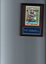 Vic Correll Plaque Baseball Atlanta Braves Mlb C - £0.00 GBP