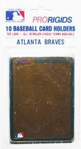 ProRigids Atlanta Braves Tinted Top Load Trading Card Holders Set of 10 SEALED - £7.65 GBP