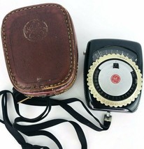 Exposure Meter Vintage GE General Electric Type PR1  Light Meter Case Un... - $16.99