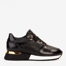 The Empire Black Leather Men Sneaker image 9