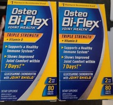 2 -Osteo Bi-Flex Triple Strength Vitamin D Joint Health 80 ct (L5) - £25.98 GBP