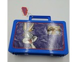 1996 Vintage WARNER BROS Bugs Bunny LOONEY TUNES Blues Lunch Box  - £33.52 GBP