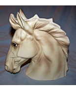 Beautiful Vintage Lefton White Horse Head Vase-H1953 - $781.18 MXN
