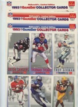 1993 Gameday Collector Cards McDonalds Limited Edition Sheets A B and C  - £9.47 GBP