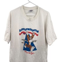 VTG Exxon Rely on the Tiger Walk America 1998 White T Shirt Size XL - £127.41 GBP