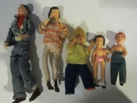 Vintage Misc Dollhouse dolls - lady - man - children - £75.93 GBP