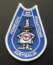 Australia Air Force F-4 Phantom Ii Aircraft Aussie Embroidered Patch 3.75 Inches - $5.64