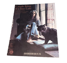 Carole King “Its Too Late” Vintage Sheet Music - £3.83 GBP