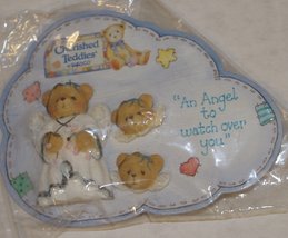 Cherished Teddies - "An Angel to watch over you" Lapel Pin & Earring Set #176273 - $8.90