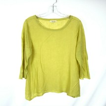 Womens Size Medium Eileen Fisher Pure Linen Pullover Sweater - $29.39