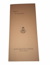 Howe Military School Indiana Alumni Directory &amp; Pamphlet Vintage - $23.08