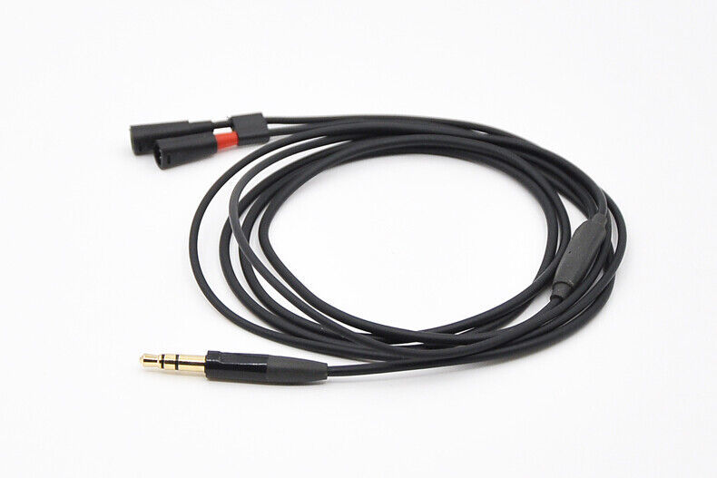 Replace Audio Cable For Sennheiser IE80S IE 80 S IN-EAR Headphones -Black