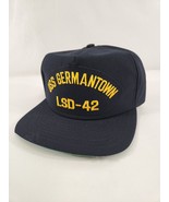 USS Germantown LSD-42 Navy Blue Adjustable Military Hat Cap Ballcap New Era - £15.14 GBP