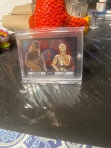 Topps Star Wars Evolution Chewbacca C-3PO STAINED GLASS ACETATE card #7 ... - $30.69
