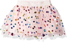 Crazy 8 Tutu Confetti Shiny Colorful Polka Dot Skirt 6-12M - $11.99