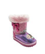 Toddler Girls Disney Princess Cold Weather Boots Size 7 Tiana Ariel - $9.00