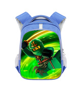 Lego Ninjago Lloyd Garmadon Green Ninja 16&quot; Kids School Travel Bag Backpack - £21.56 GBP