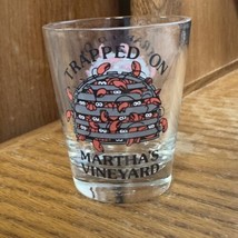 Trapped On Martha s Vineyard Lobster Trap Shot Glass MA - $10.38
