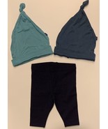 NWOT Mixed Lot of 3 Knot Hats &amp;  Pants Newborn NB Kickee Mighty Goods - $13.67 CAD
