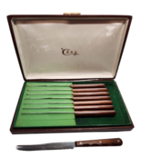 Vintage Case XX Miracle-Edge M254 Steak Table Knife Set of 8 with Storag... - $99.00
