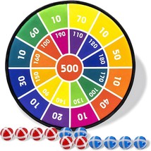 13.6&quot; Dart Board Game Set For Kids With 12 Sticky Balls - Ideal Gift For... - $37.99