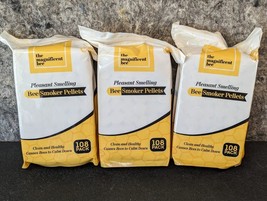 3 New PacksThe Magnificent Bee - Pleasant Smelling - 324 Bee Smoker Pellets - £47.20 GBP