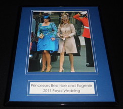 Princess Beatrice &amp; Eugenie 2011 Royal Wedding Framed 11x14 Photo Display  - £27.68 GBP