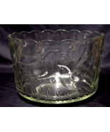 Vintage INDIANA GLASS 9&quot; Salad Fruit Bowl SPRING GARDEN With Birds &amp; But... - €18,10 EUR