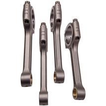 4x 4340 Forged Connecting Rods for Honda Civic Acura CDX L15B7 VTC Turbo 140.8mm - £303.10 GBP