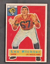 1956 Topps Les Richter #30 Los Angeles Rams NM/MT - $9.45